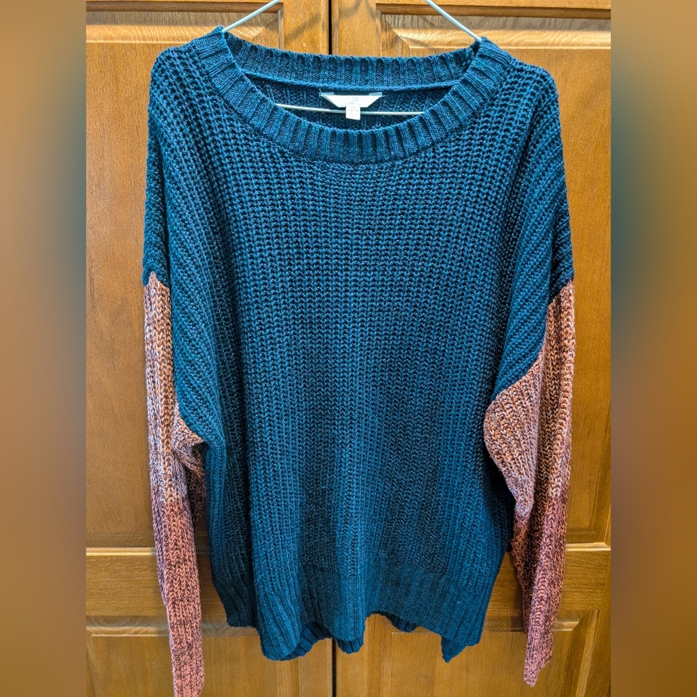 Time and Tru || Colorblock Sweater
